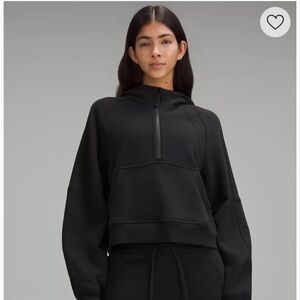 Scuba Oversized Half-Zip Hoodie